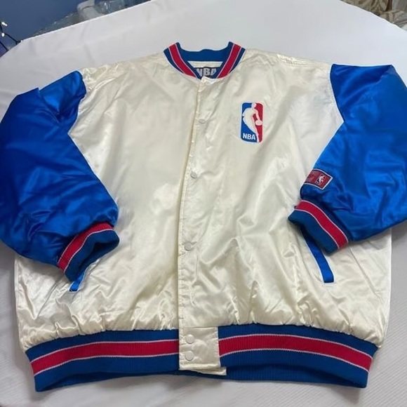 NBA G-lll Carl Banks Nylon Vintage Jacket Size XXL - Picture 1 of 4